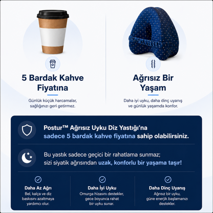 Postur™ Ağrısız Uyku Diz Yastığı