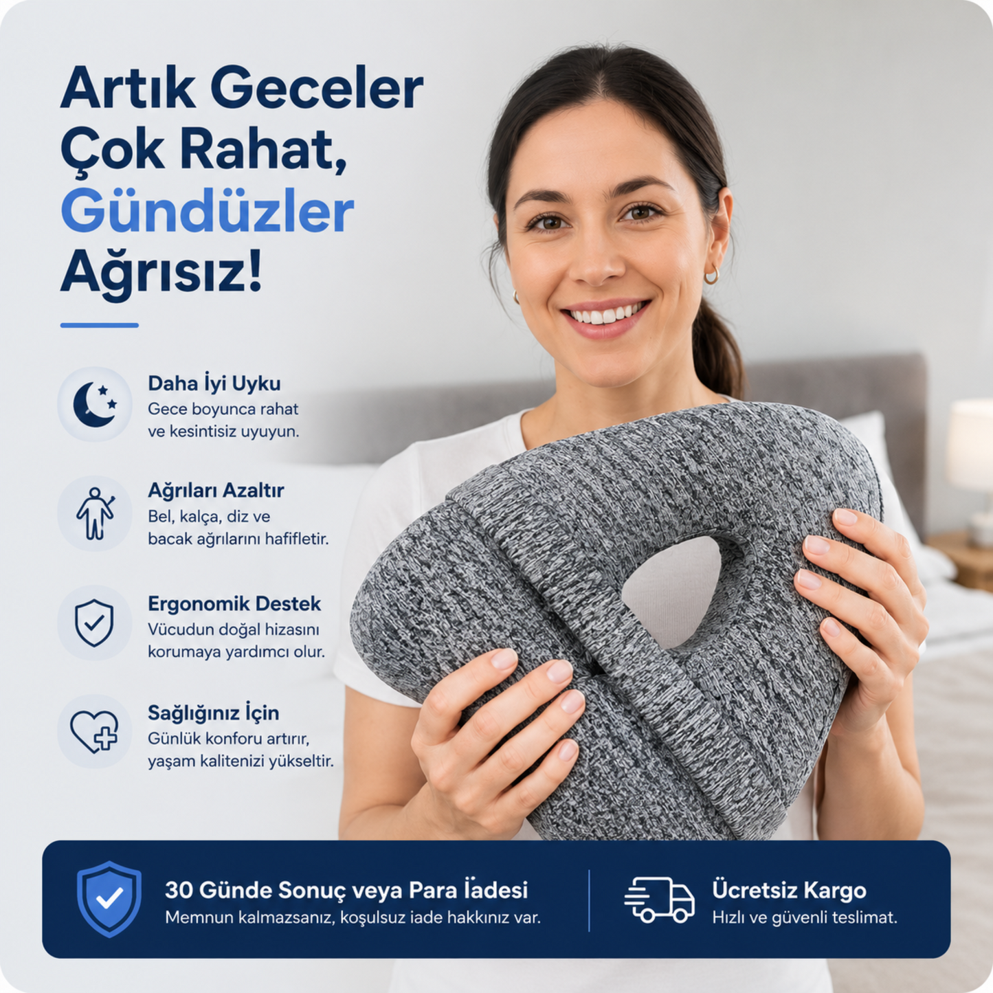 Postur™ Ağrısız Uyku Diz Yastığı
